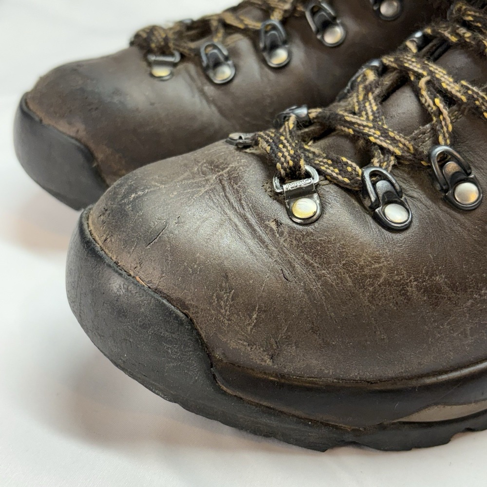 ASOLO TPS 520 GV Evo Men's US 8 EU 41 Gore-Tex Brown Leather Hiking Boots - Picture 15 of 16